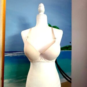 Rachel Zoe cream bra 38C